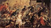 Peter Paul Rubens Henr IV himmelsfard and regeringsproklamationen Germany oil painting artist